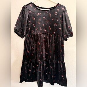 Old Navy Black Floral Dress